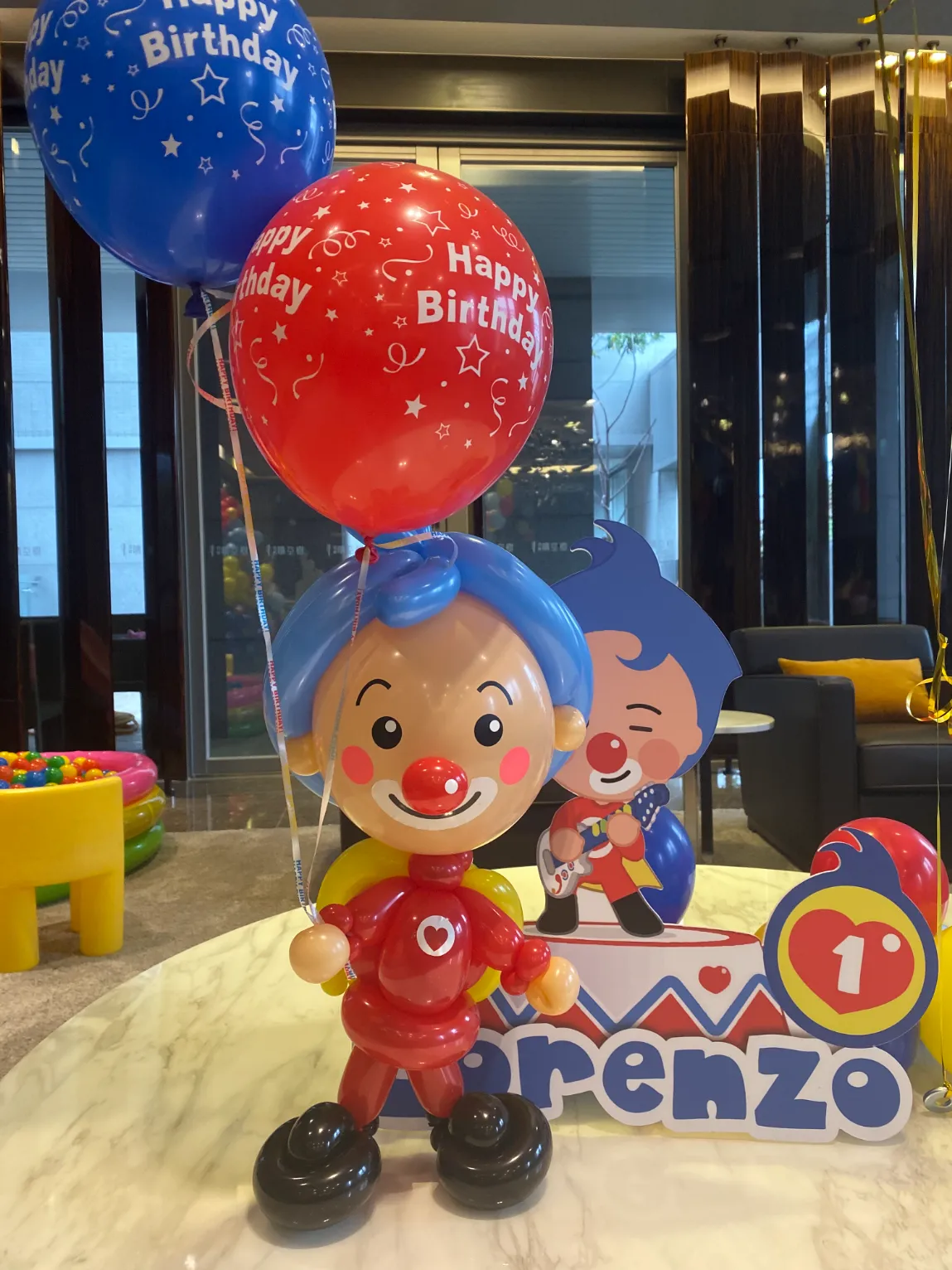 客製 Plim Plim 角色氣球人偶，打造林口生日佈置拍照亮點