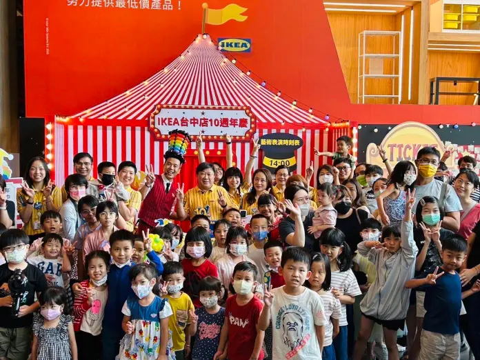 台中 IKEA 10週年慶馬戲主題活動｜氣球大叔 Sony 氣球魔術秀精彩亮相